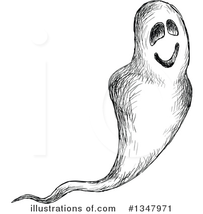 Royalty-Free (RF) Ghost Clipart Illustration by Vector Tradition SM - Stock Sample #1347971
