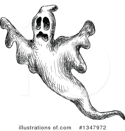 Royalty-Free (RF) Ghost Clipart Illustration by Vector Tradition SM - Stock Sample #1347972