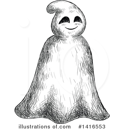 Royalty-Free (RF) Ghost Clipart Illustration by Vector Tradition SM - Stock Sample #1416553