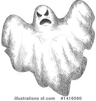 Royalty-Free (RF) Ghost Clipart Illustration by Vector Tradition SM - Stock Sample #1416560