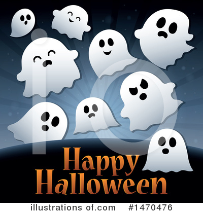 Royalty-Free (RF) Ghost Clipart Illustration by visekart - Stock Sample #1470476