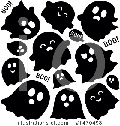 Royalty-Free (RF) Ghost Clipart Illustration by visekart - Stock Sample #1470493