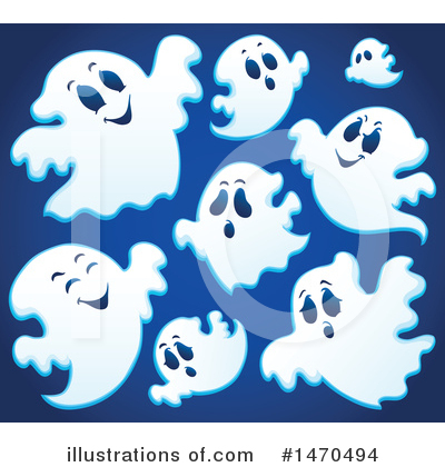 Royalty-Free (RF) Ghost Clipart Illustration by visekart - Stock Sample #1470494