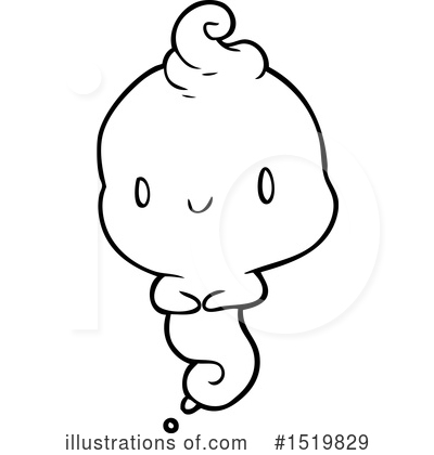 Royalty-Free (RF) Ghost Clipart Illustration by lineartestpilot - Stock Sample #1519829