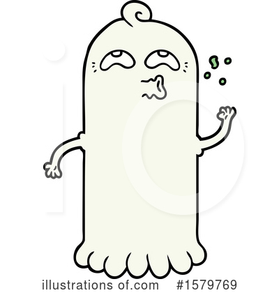 Royalty-Free (RF) Ghost Clipart Illustration by lineartestpilot - Stock Sample #1579769