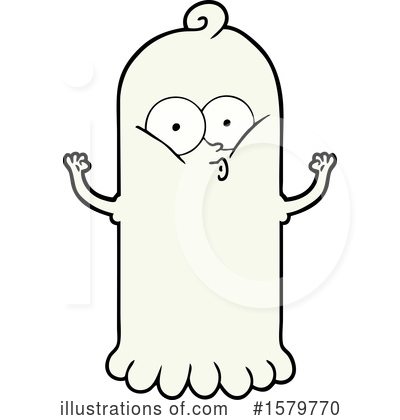 Royalty-Free (RF) Ghost Clipart Illustration by lineartestpilot - Stock Sample #1579770
