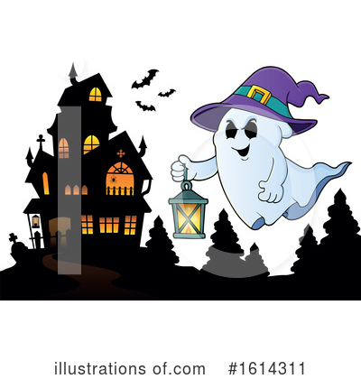 Haunted House Clipart #1614311 by visekart