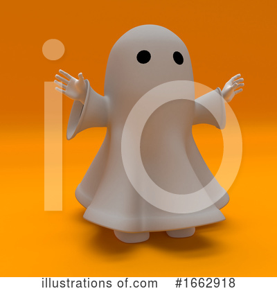Royalty-Free (RF) Ghost Clipart Illustration by KJ Pargeter - Stock Sample #1662918