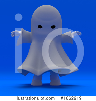 Royalty-Free (RF) Ghost Clipart Illustration by KJ Pargeter - Stock Sample #1662919