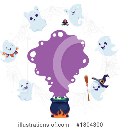 Royalty-Free (RF) Ghost Clipart Illustration by Vector Tradition SM - Stock Sample #1804300