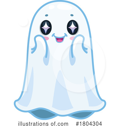 Royalty-Free (RF) Ghost Clipart Illustration by Vector Tradition SM - Stock Sample #1804304