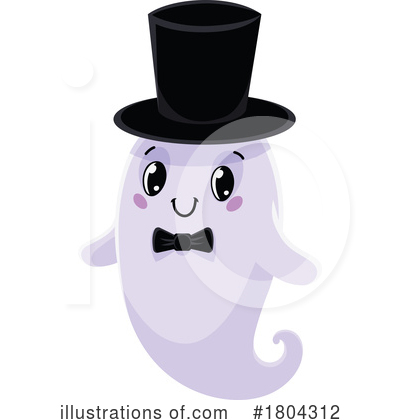 Royalty-Free (RF) Ghost Clipart Illustration by Vector Tradition SM - Stock Sample #1804312