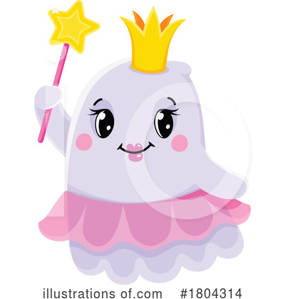 Royalty-Free (RF) Ghost Clipart Illustration by Vector Tradition SM - Stock Sample #1804314