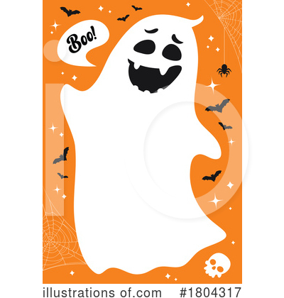 Royalty-Free (RF) Ghost Clipart Illustration by Vector Tradition SM - Stock Sample #1804317