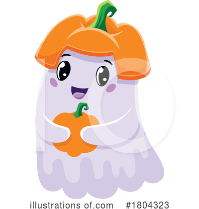 Royalty-Free (RF) Ghost Clipart Illustration by Vector Tradition SM - Stock Sample #1804323