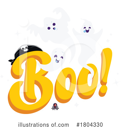 Royalty-Free (RF) Ghost Clipart Illustration by Vector Tradition SM - Stock Sample #1804330
