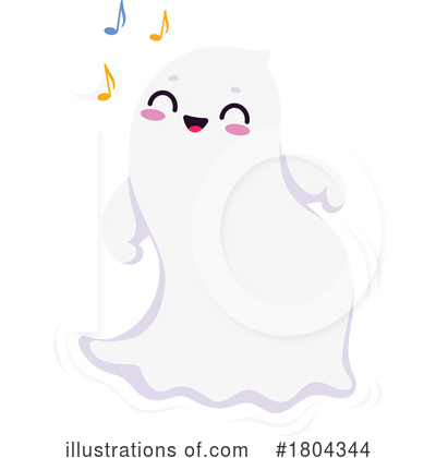 Royalty-Free (RF) Ghost Clipart Illustration by Vector Tradition SM - Stock Sample #1804344