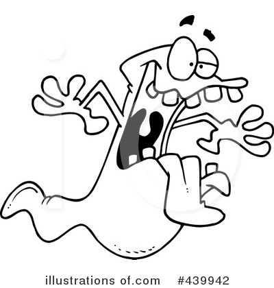 Royalty-Free (RF) Ghost Clipart Illustration by toonaday - Stock Sample #439942