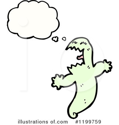 Royalty-Free (RF) Ghost Costume Clipart Illustration by lineartestpilot - Stock Sample #1199759
