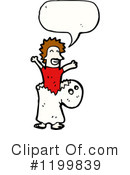 Ghost Costume Clipart #1199839 by lineartestpilot