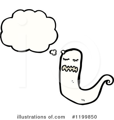 Royalty-Free (RF) Ghost Costume Clipart Illustration by lineartestpilot - Stock Sample #1199850