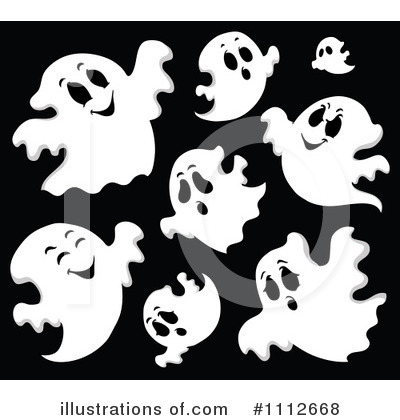Royalty-Free (RF) Ghosts Clipart Illustration by visekart - Stock Sample #1112668