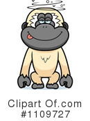Gibbon Monkey Clipart #1109727 by Cory Thoman
