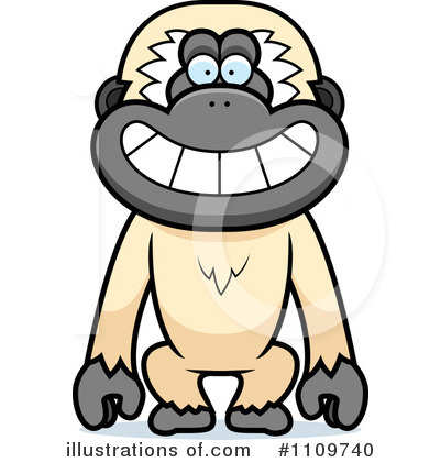 Royalty-Free (RF) Gibbon Monkey Clipart Illustration by Cory Thoman - Stock Sample #1109740