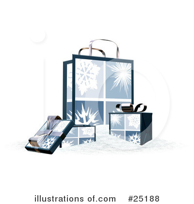 Royalty-Free (RF) Gift Bag Clipart Illustration by KJ Pargeter - Stock Sample #25188
