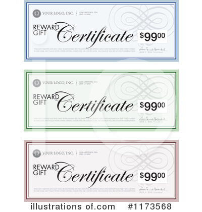 Gift Certificate Clipart #1173568 by BestVector