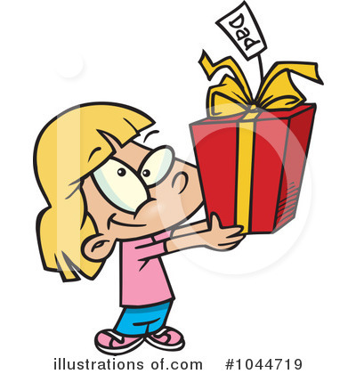 Royalty-Free (RF) Gift Clipart Illustration by toonaday - Stock Sample #1044719