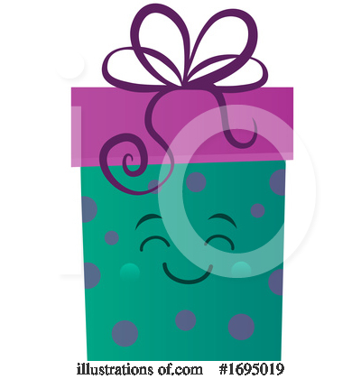 Gift Character Clipart #1695019 by visekart