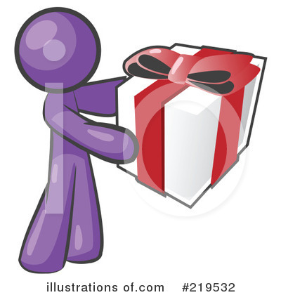 Royalty-Free (RF) Gift Clipart Illustration by Leo Blanchette - Stock Sample #219532