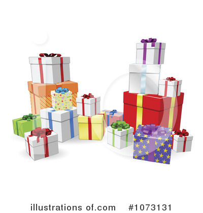 Royalty-Free (RF) Gifts Clipart Illustration by AtStockIllustration - Stock Sample #1073131