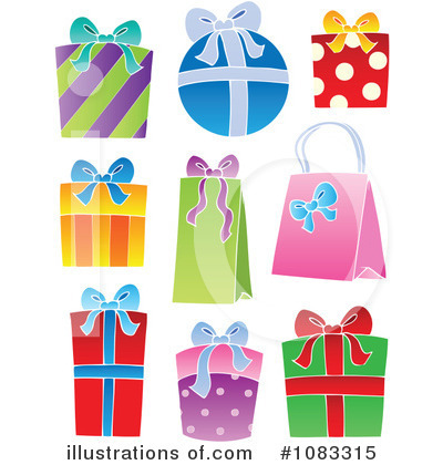 Royalty-Free (RF) Gifts Clipart Illustration by visekart - Stock Sample #1083315