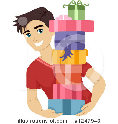 Royalty-Free (RF) Gifts Clipart Illustration by BNP Design Studio - Stock Sample #1247943