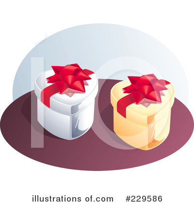 Royalty-Free (RF) Gifts Clipart Illustration by Qiun - Stock Sample #229586