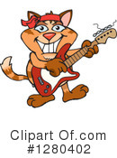 Ginger Cat Clipart #1280402 by Dennis Holmes Designs