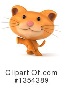 Ginger Cat Clipart #1354389 by Julos