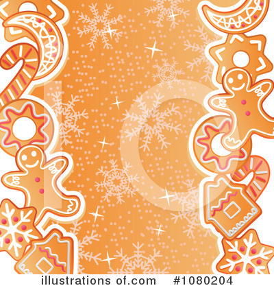 Royalty-Free (RF) Gingerbread Clipart Illustration by Vector Tradition SM - Stock Sample #1080204
