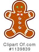 Gingerbread Cookie Clipart #1139839 by Vector Tradition SM