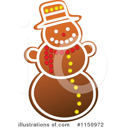 Royalty-Free (RF) Gingerbread Cookie Clipart Illustration by Vector Tradition SM - Stock Sample #1150972
