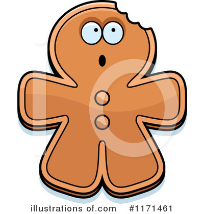 Gingerbread Man Clipart #1171461 by Cory Thoman