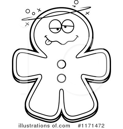 Royalty-Free (RF) Gingerbread Man Clipart Illustration by Cory Thoman - Stock Sample #1171472