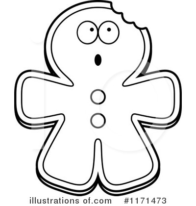 Royalty-Free (RF) Gingerbread Man Clipart Illustration by Cory Thoman - Stock Sample #1171473