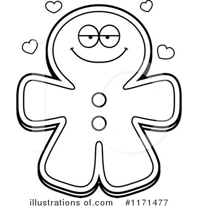 Royalty-Free (RF) Gingerbread Man Clipart Illustration by Cory Thoman - Stock Sample #1171477