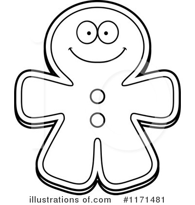 Royalty-Free (RF) Gingerbread Man Clipart Illustration by Cory Thoman - Stock Sample #1171481