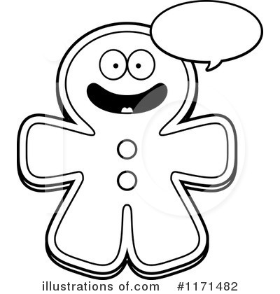 Royalty-Free (RF) Gingerbread Man Clipart Illustration by Cory Thoman - Stock Sample #1171482