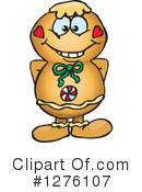 Gingerbread Man Clipart #1276107 by Dennis Holmes Designs