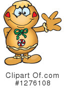 Gingerbread Man Clipart #1276108 by Dennis Holmes Designs
